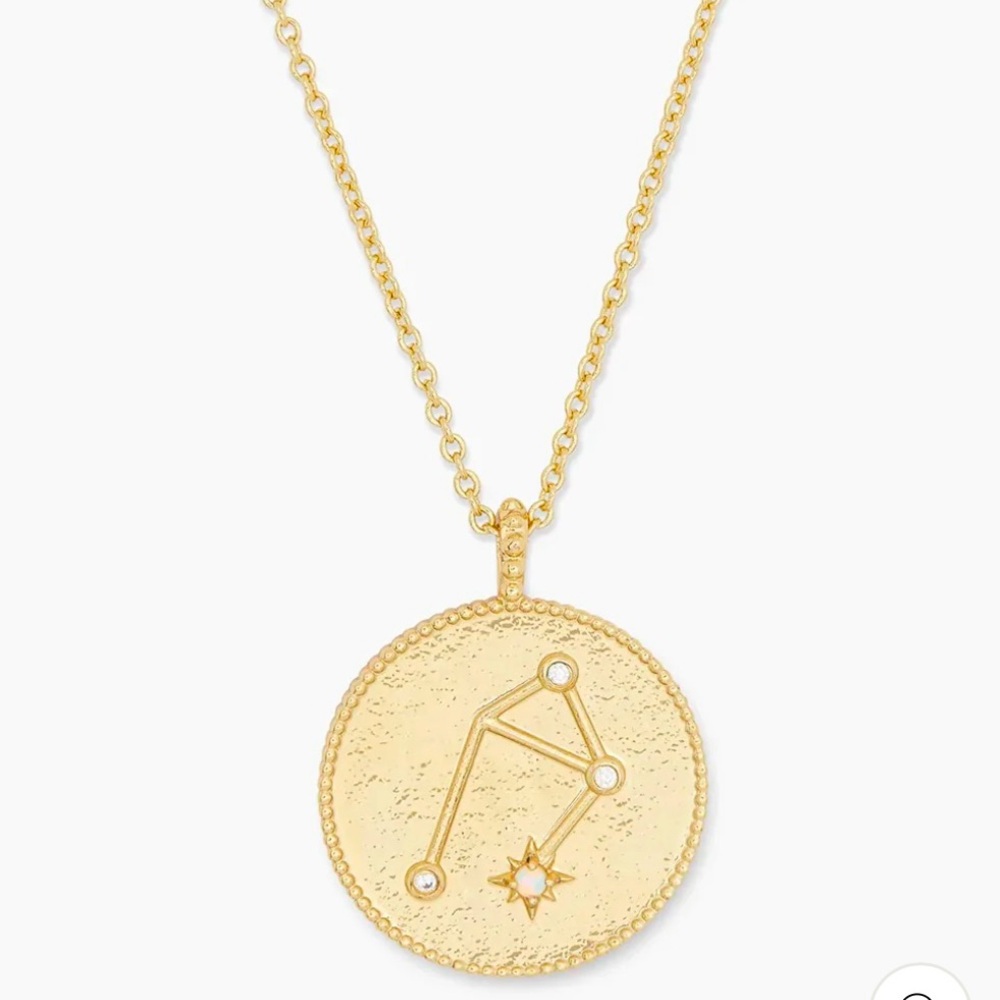 Gorjana Gold Plated Libra Necklace